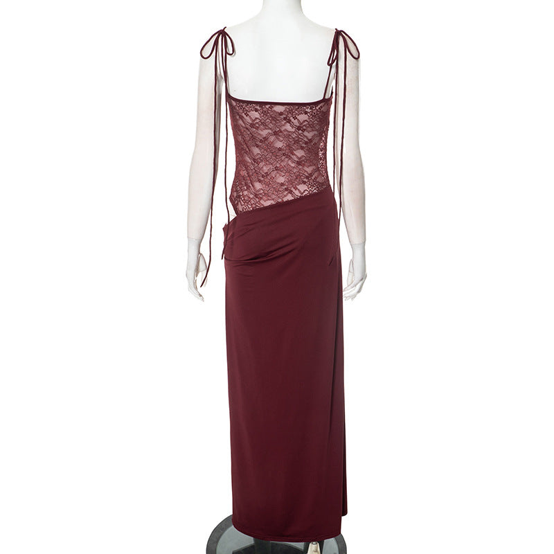 Stella Maxi Dress Maroon