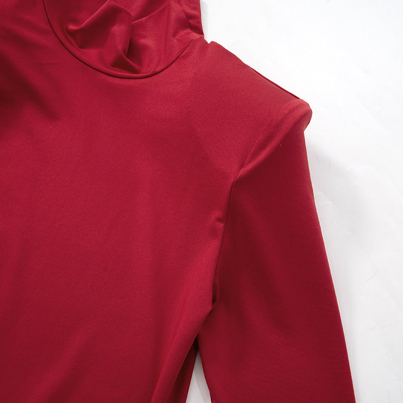 Red Rose Maxi Dress Red