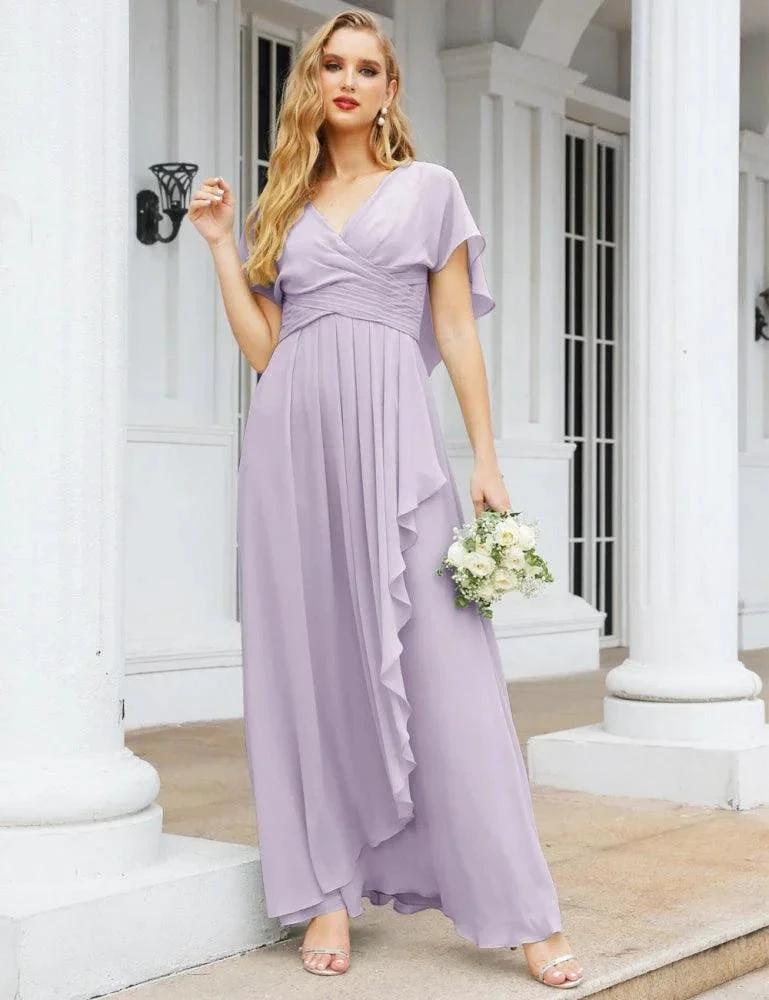 Numbersea Bridesmaid Dresses Backless Formal Prom Gowns for Evening Party Mother of The Bride Dress 28040 by numbersea