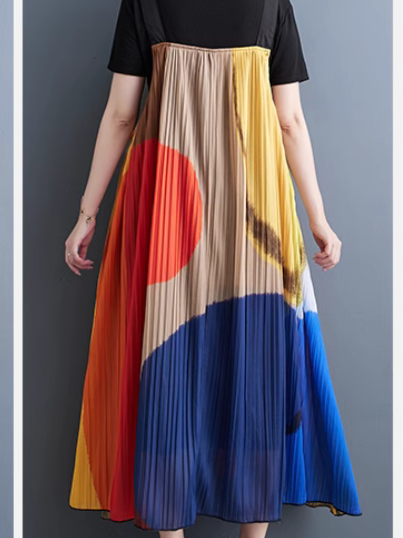 Timeless Style Loose Large Size Salopette Dress
