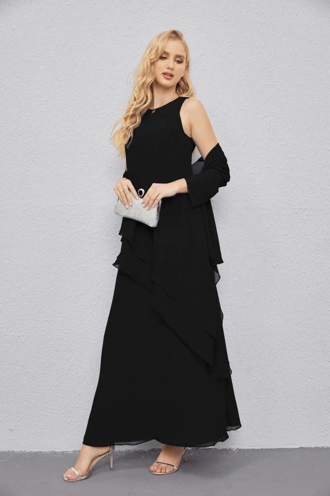 Mother of Bride Dresses with Open Front Lightweight Cardigan Formal Prom Gown 28081 by numbersea