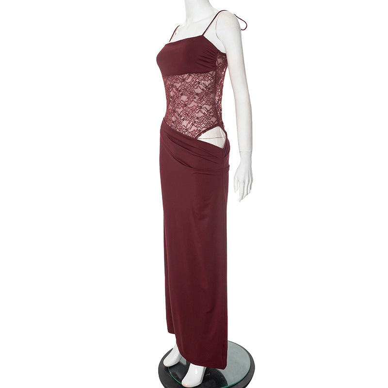Stella Maxi Dress Maroon