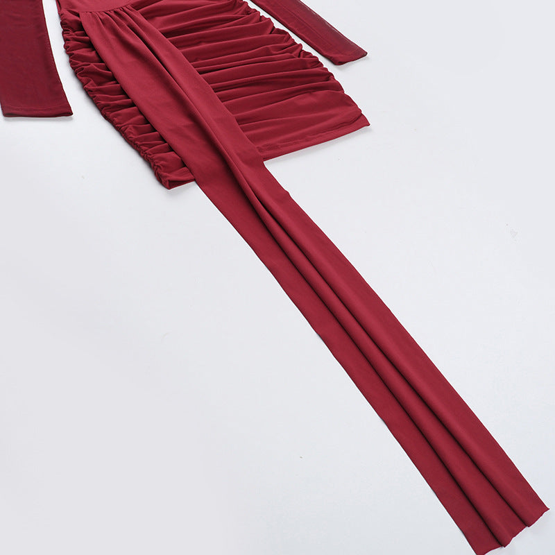 Rave Mini Bodycon Red