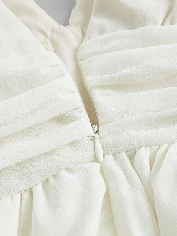 Vintage A line Straps Chiffon Homecoming Dress 18th Birthday Outfits