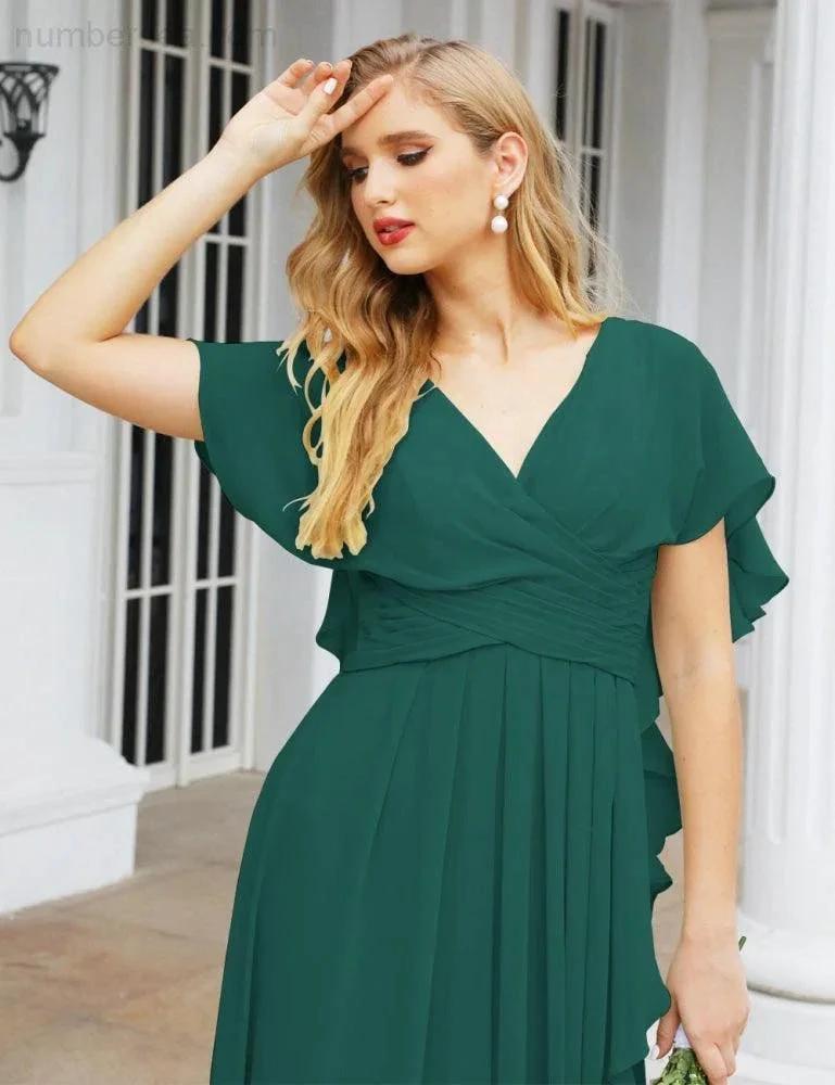 ZapDress Bridesmaid Dresses Backless Formal Prom Gowns for Evening Party Mother of The Bride Dress 28040 (ZD16998)