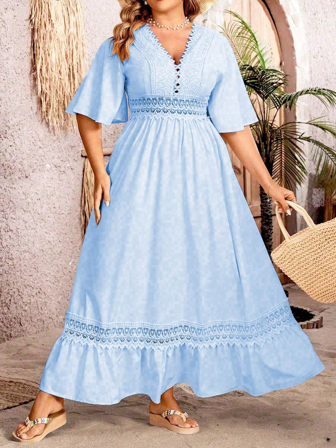 Margarita Statement Line Plus Size Dress for Women Occasion Edit