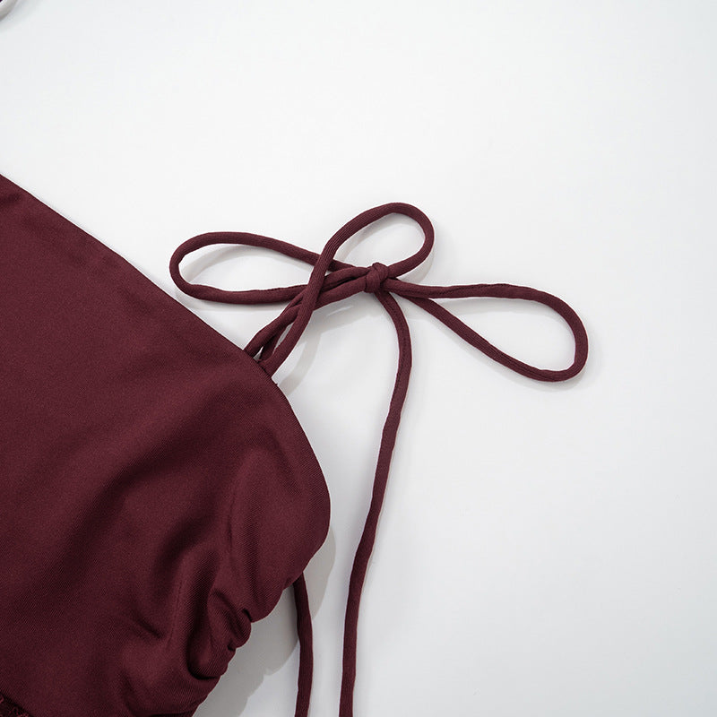 Stella Maxi Dress Maroon