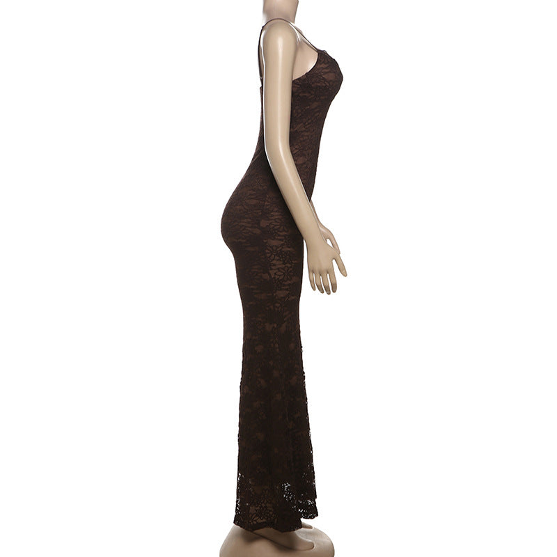 Harris Maxi Dress Brown