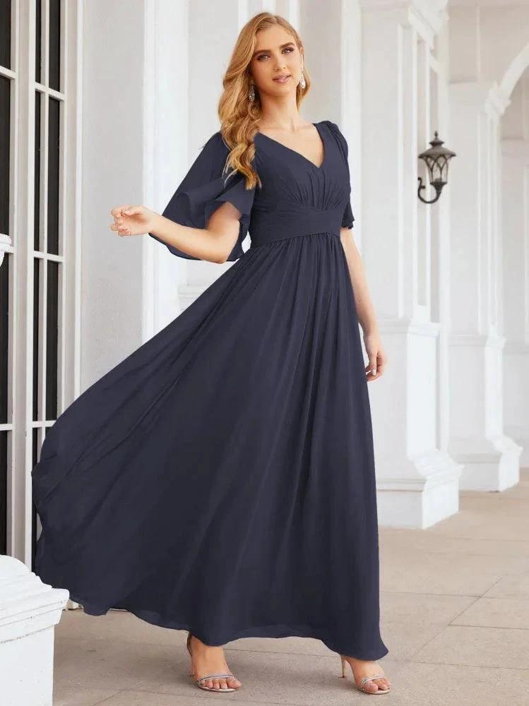 Numbersea Bridesmaid Dresses for Women Wedding Long Party Prom Dress 28068 by numbersea