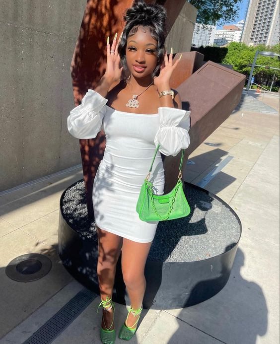 White Off The Shoulder Homecoming Dress ,Sexy White Bodycon Dress Y2156 - VelvetHem