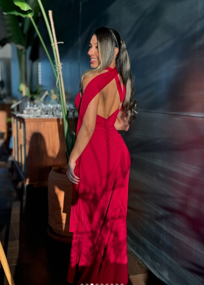 Sexy Sheath Long Prom Dress Burgundy One Shoulder Evening Gown Y8214