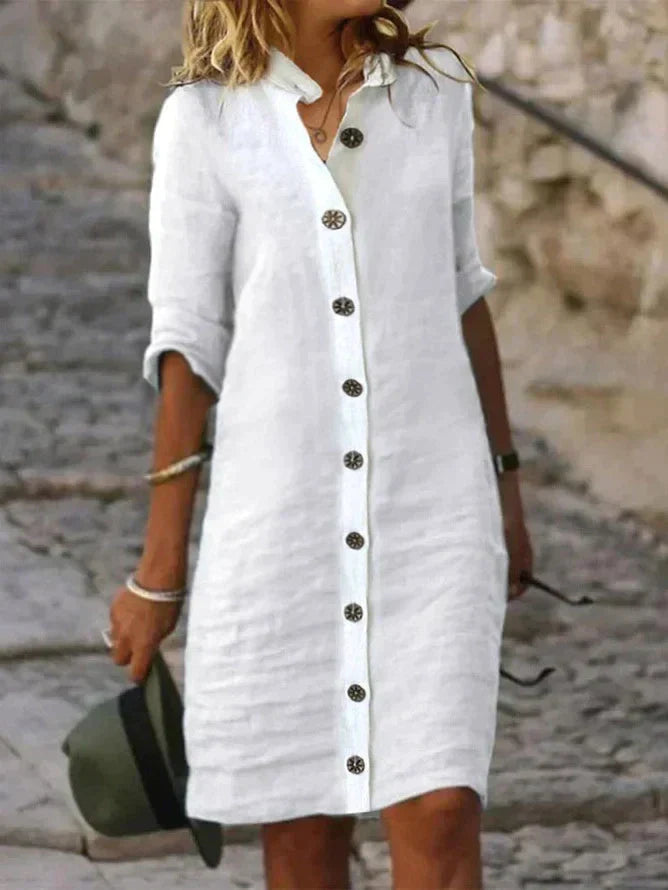 Teodora Stylish Mid-length Dress for Women Office and Evening