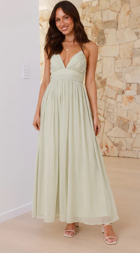 Croft Dress Green