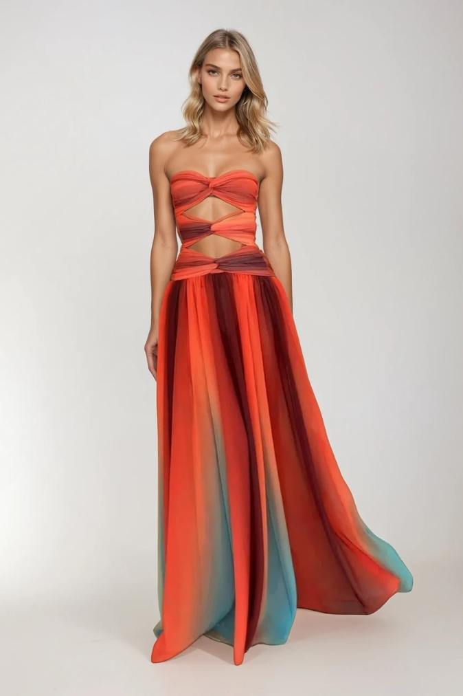 Jorissa Multicolor Maxi Dress