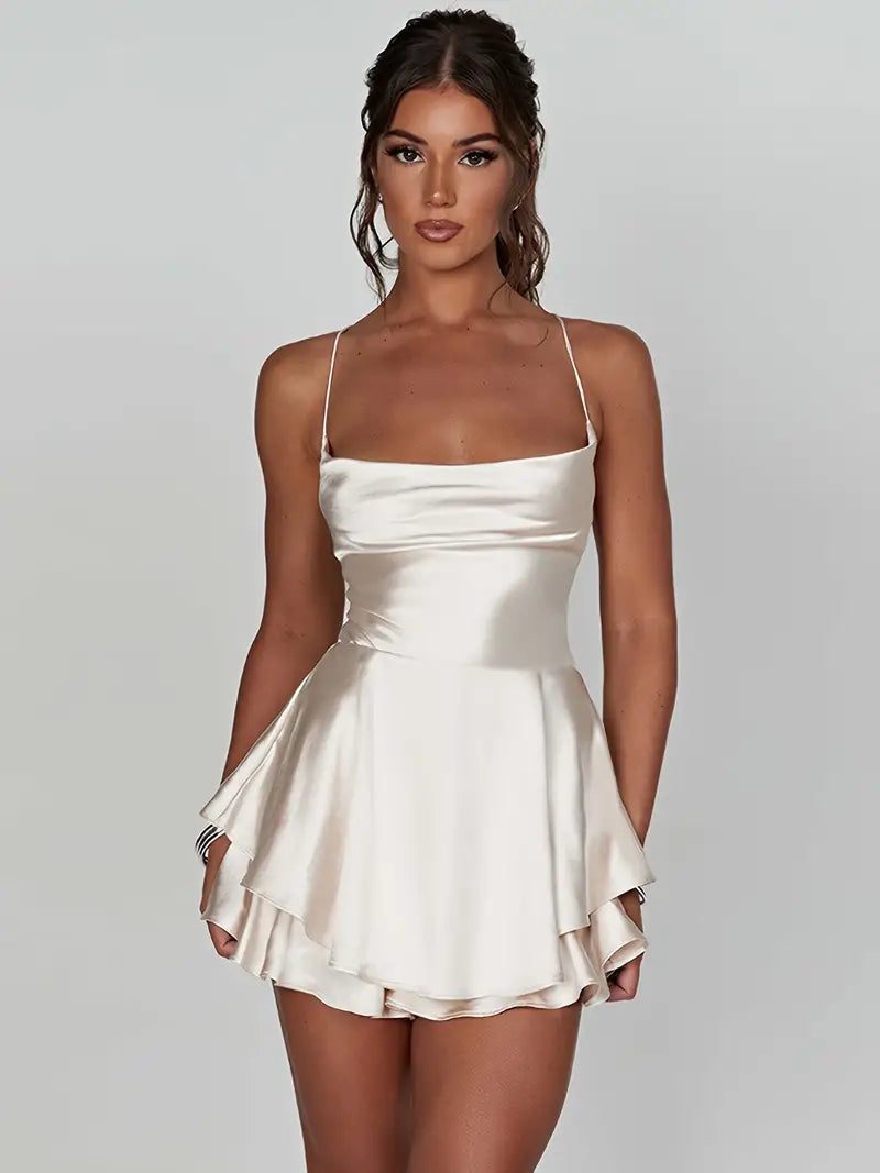 Ariana Timeless Seductive Silk Cocktail Dress Statement Occasion Edit