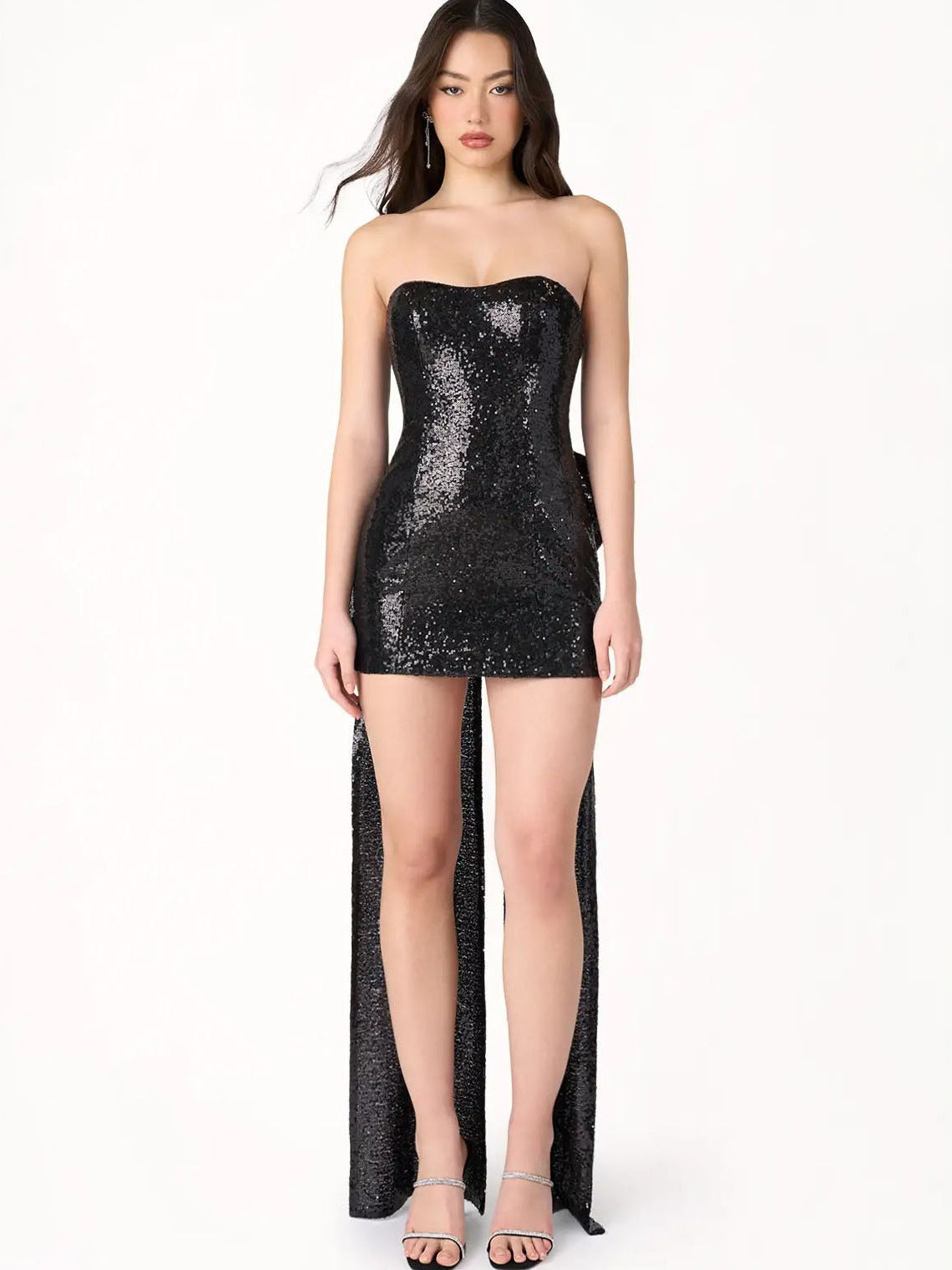 Glitz Mini Dress Black