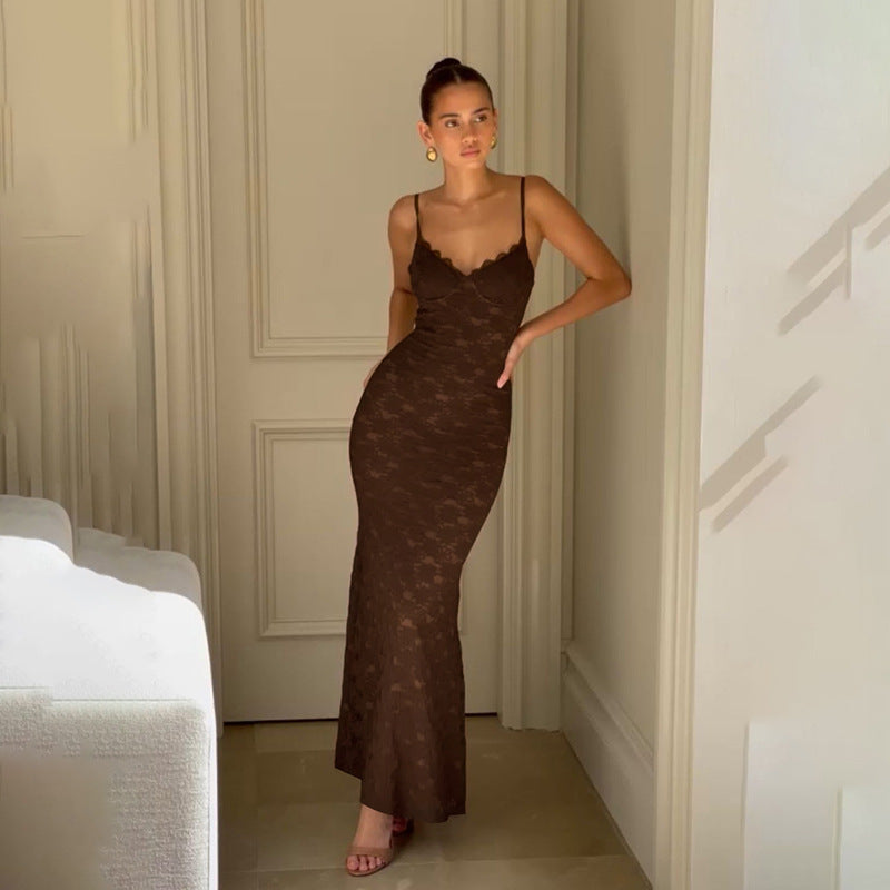 Harris Maxi Dress Brown
