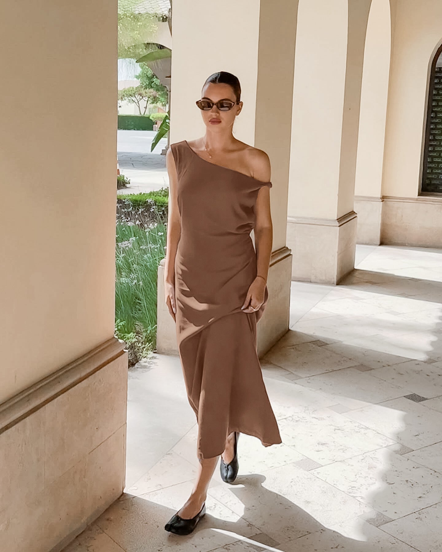 Westwick Maxi Dress Brown