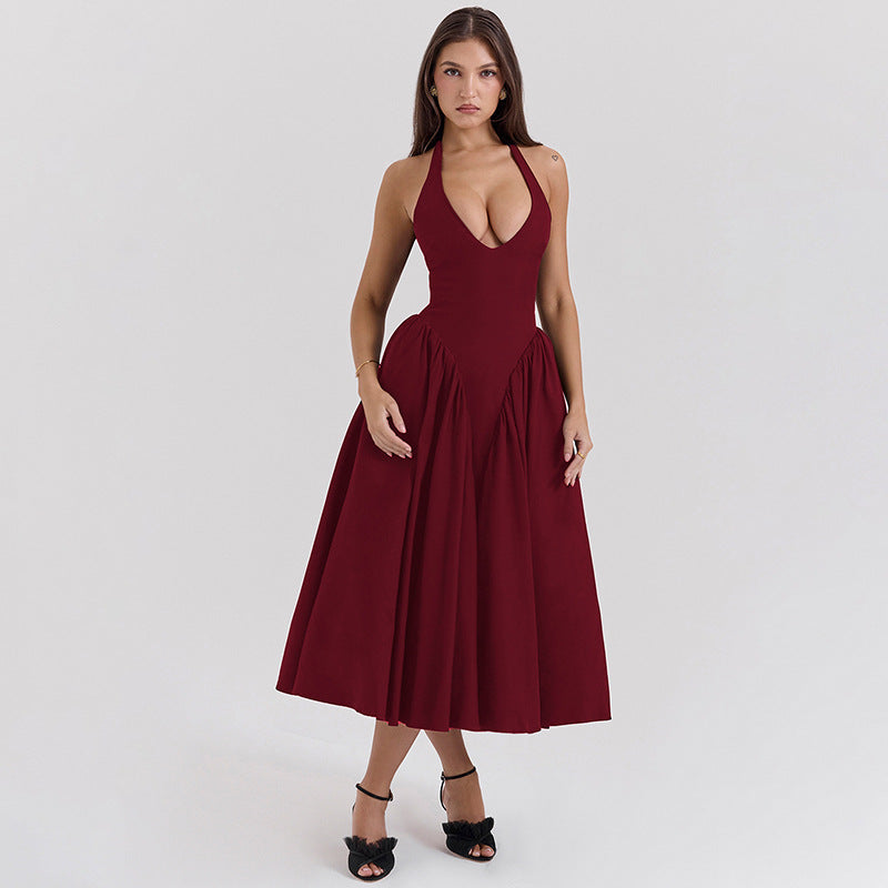 Rustic Romance Dress Maroon
