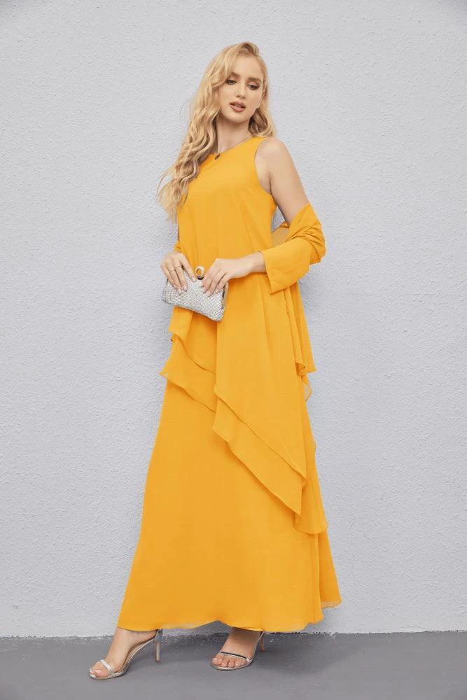 Mother of Bride Dresses with Open Front Lightweight Cardigan Formal Prom Gown 28081 by numbersea