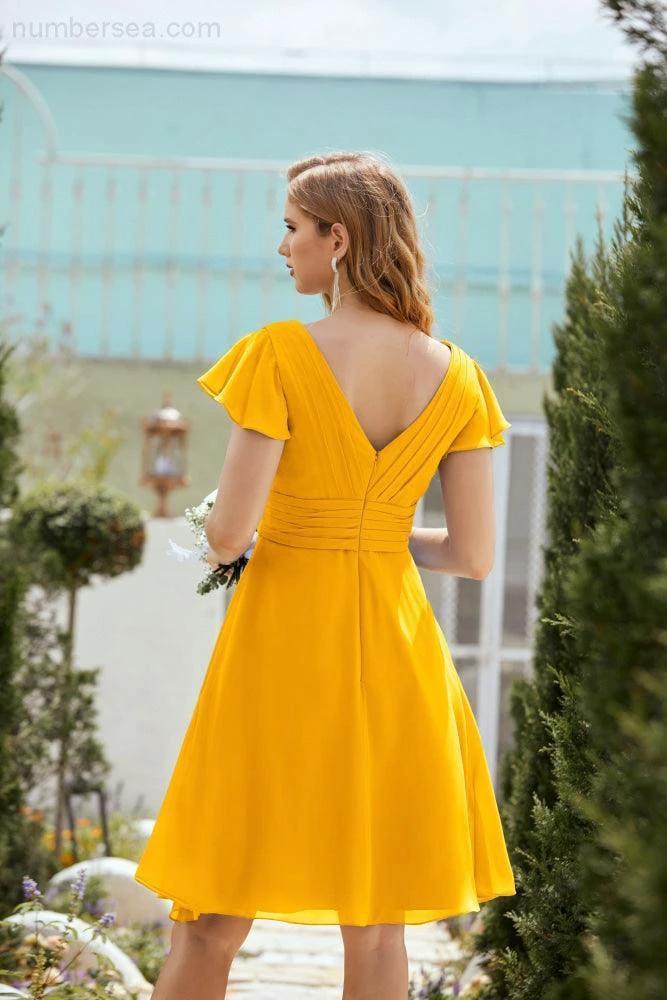 Knee Length Homecoming Dresses Formal Cocktail Prom Gown 28013 (ZD16946)