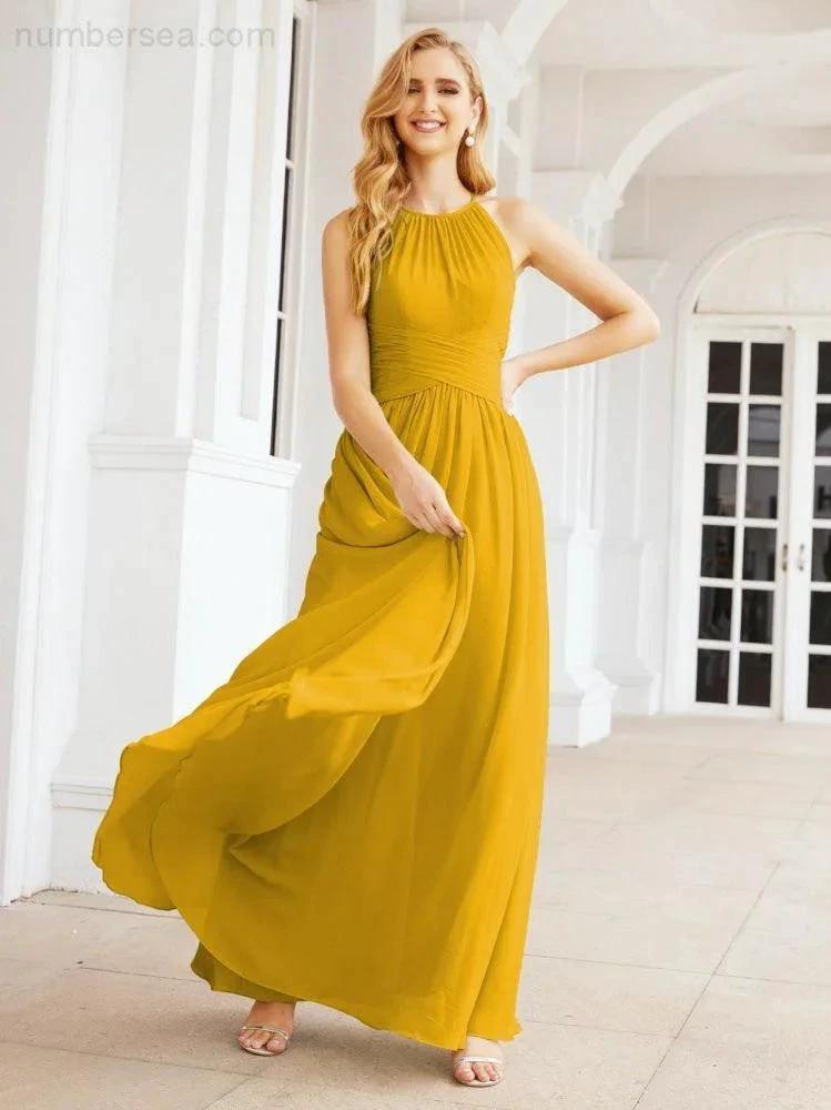 ZapDress Sleeveless Bridesmaid Dresses Long Prom Gown Zipper with Keyhole Back 28056 (ZD17040)
