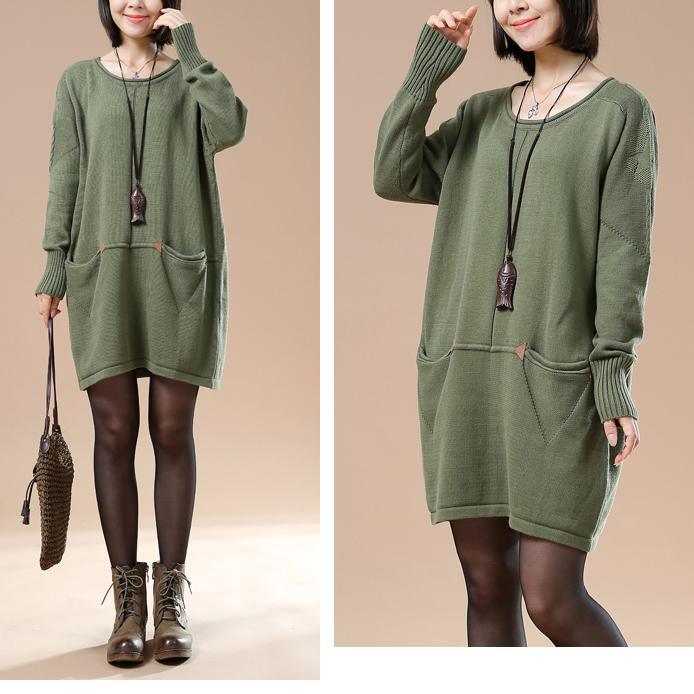 winter sweaters in green plus size women winter dress