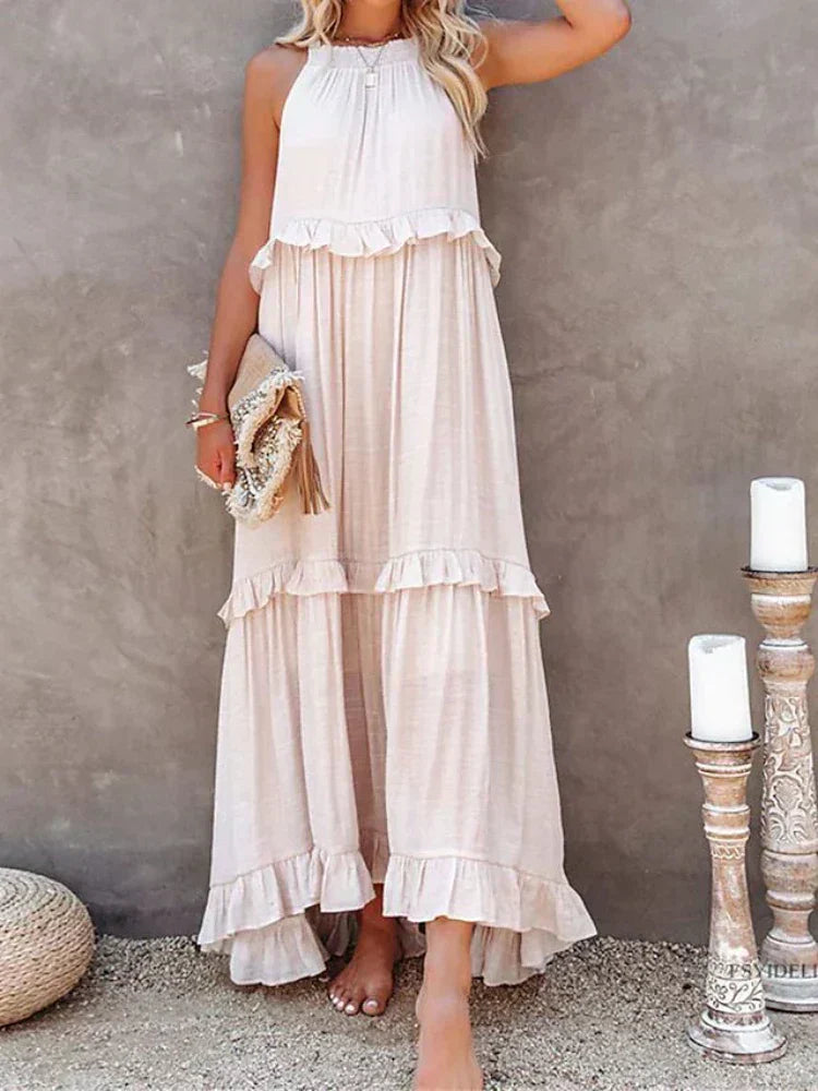 Delfina Casual and Relaxed Summer Dress for Women Wedding Guest Look