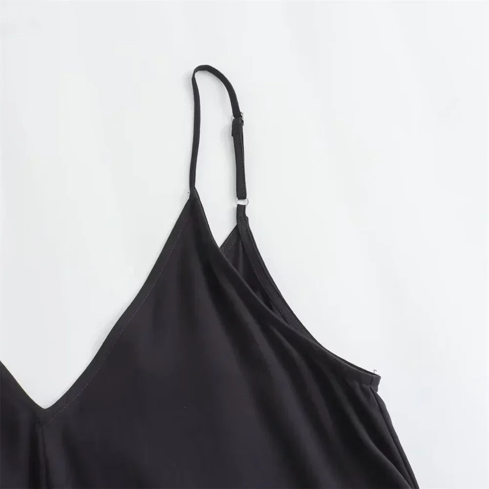 Greta Flowing Midi Dress for Women Effortless Chic Look