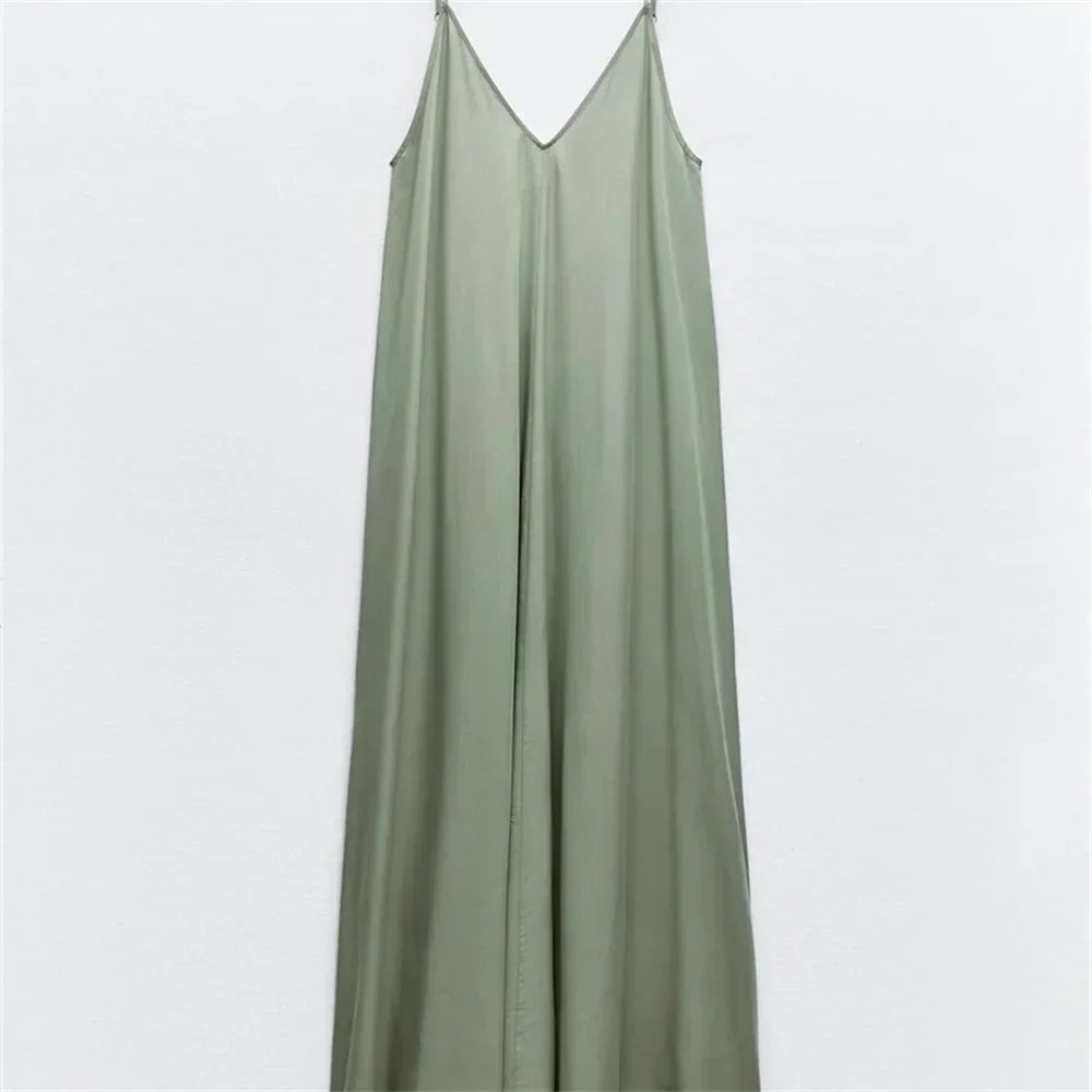 Dafne Flowing Midi Dress for Women Easy Wear Style