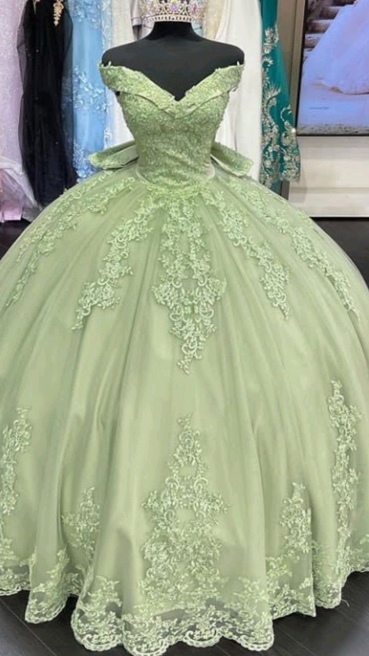 Off The Shoulder Ball Gown Satin Princess Dress With Lace Back With Big Bow - VelvetHem