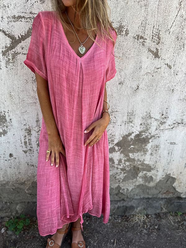 Oriana Trendy and Elegant Summer Dress for Women Bold Statement Look