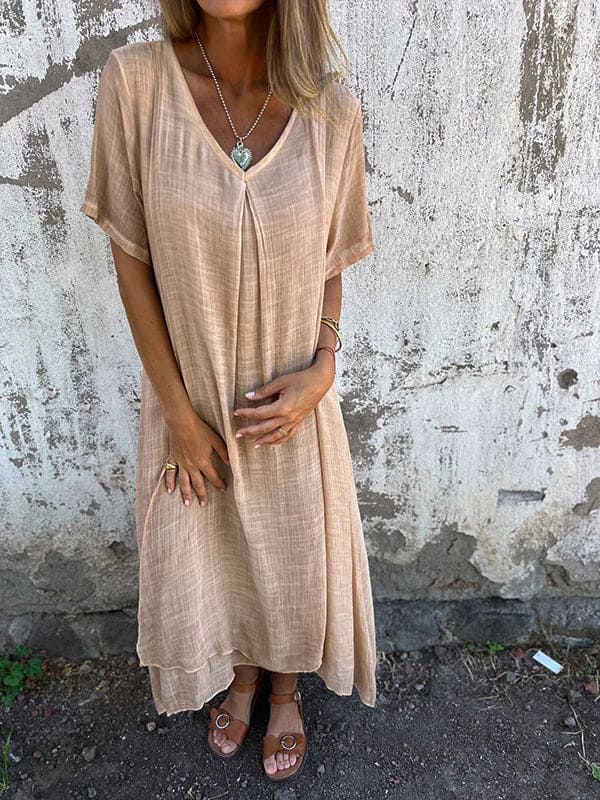 Oriana Trendy and Elegant Summer Dress for Women Bold Statement Look