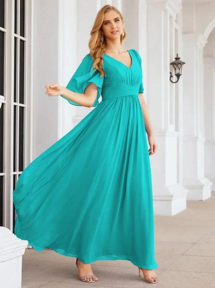 Numbersea Bridesmaid Dresses for Women Wedding Long Party Prom Dress 28068 by numbersea