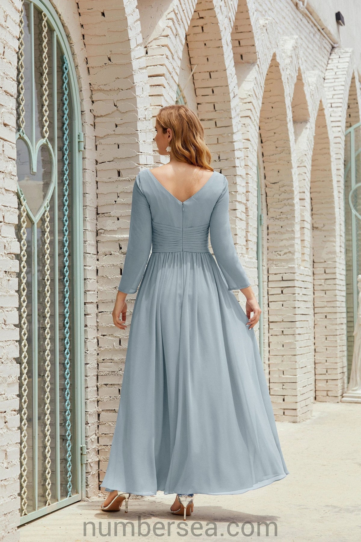 ZapDress Bridesmaid Dress Chiffon Formal Party Dress Evening Dress 28016 (ZD16992)