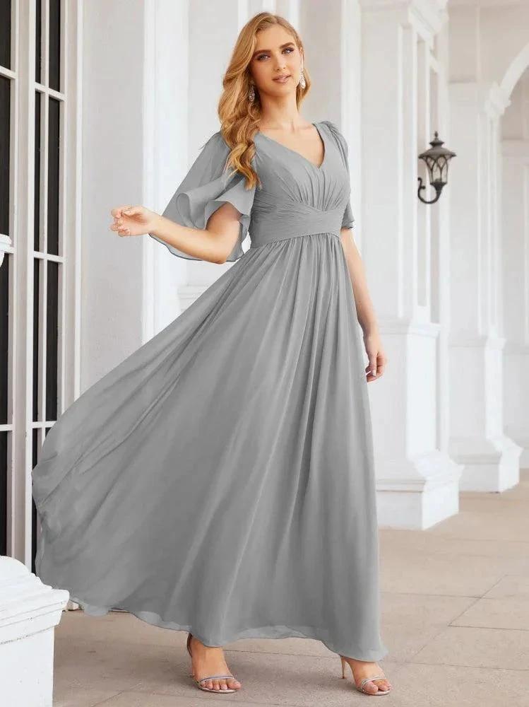 Numbersea Bridesmaid Dresses for Women Wedding Long Party Prom Dress 28068 by numbersea