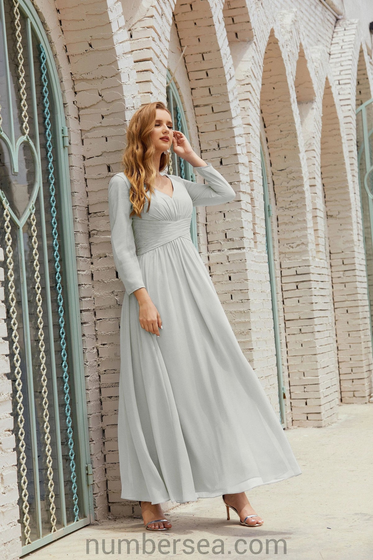 ZapDress Bridesmaid Dress Chiffon Formal Party Dress Evening Dress 28016 (ZD16992)