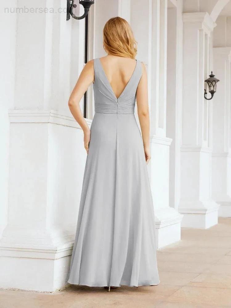 ZapDress Bridesmaid Dresses for Wedding Ruffles Long Formal Prom Gowns 28039 (ZD16999)