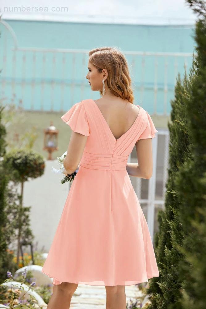 Knee Length Homecoming Dresses Formal Cocktail Prom Gown 28013 (ZD16946)