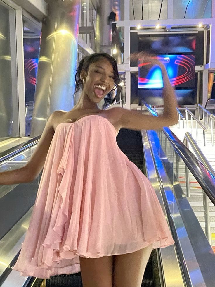 Pink Short Prom Dress Bithday Party Dress - VelvetHem