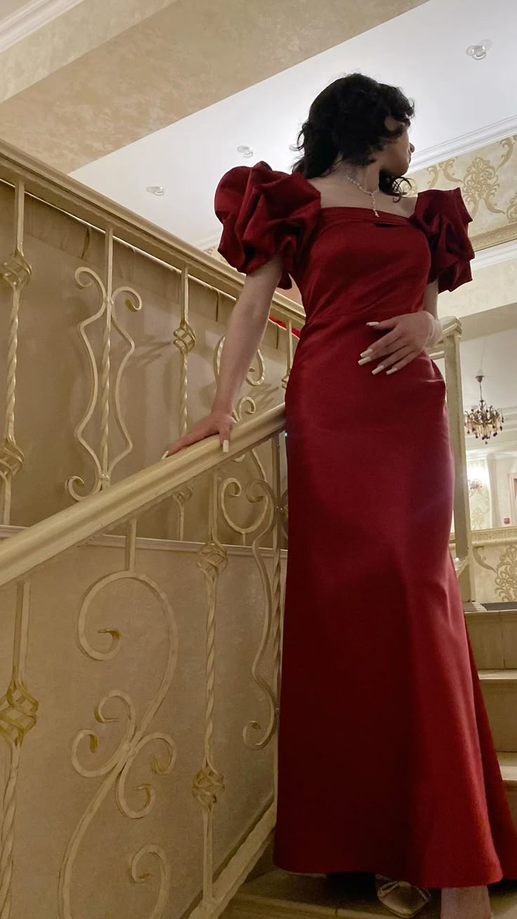 Burgundy Long Off Shoulder Prom Dress Evening Party Dresses - VelvetHem