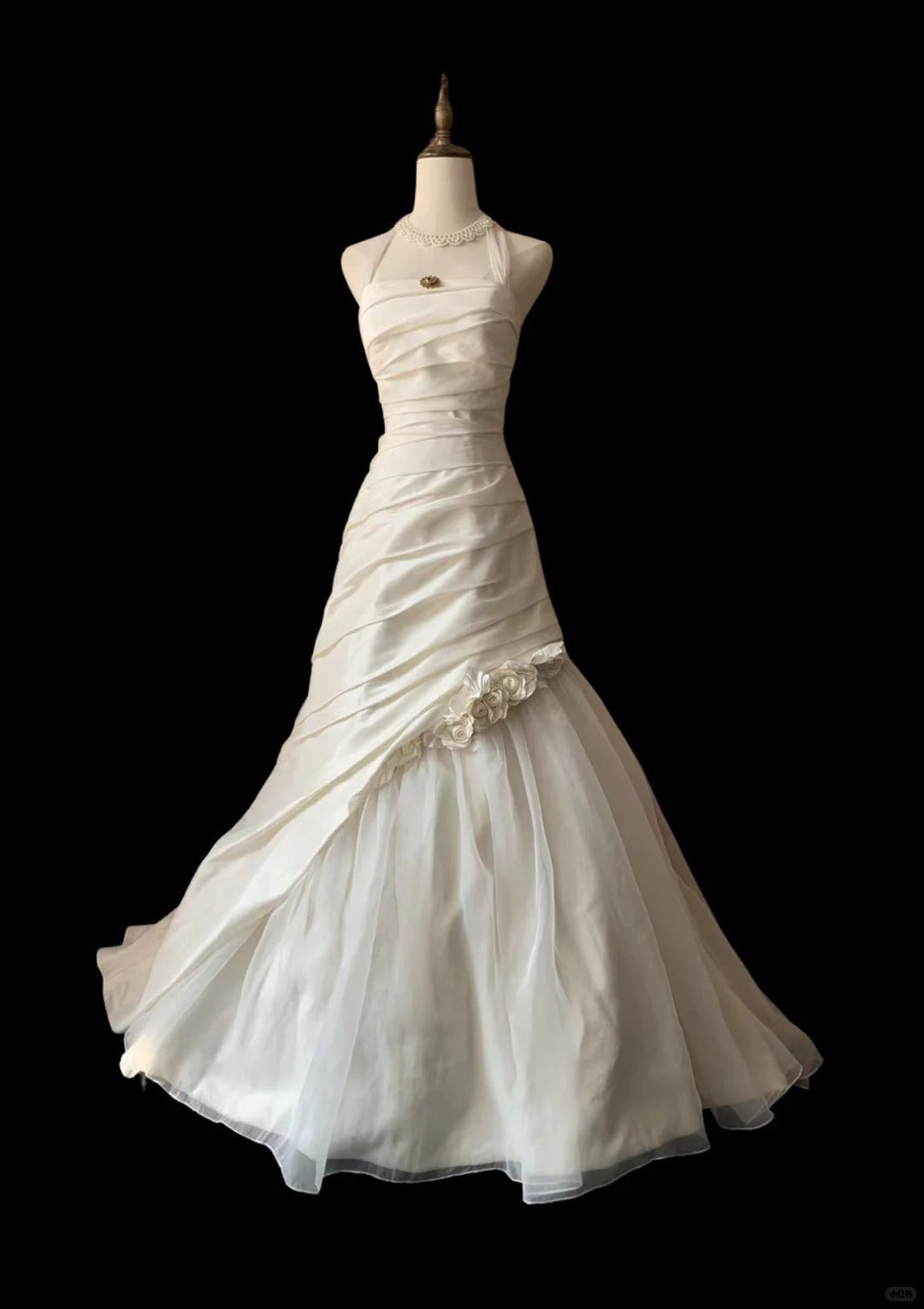 A Line White Party Dress Long Evening Dress Princess Wedding Dress