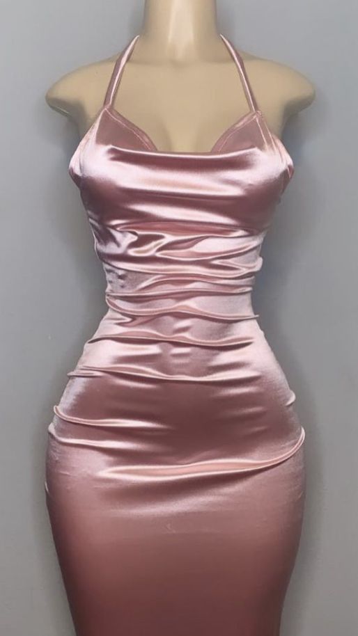 Elegant Pink Halter Prom Dresses, Fashion Party Dress fg6435 - VelvetHem