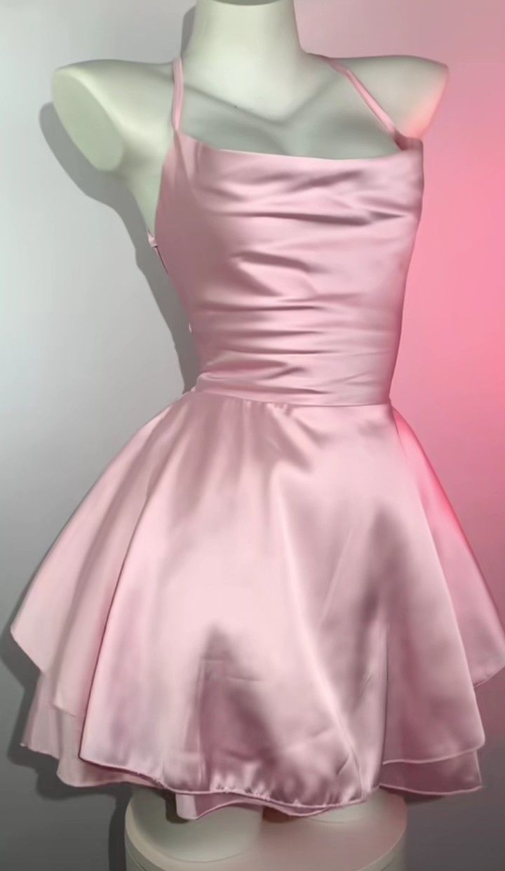 Cute Pink Party Dress Short Prom Dress Birthday Dress fg7405 - VelvetHem
