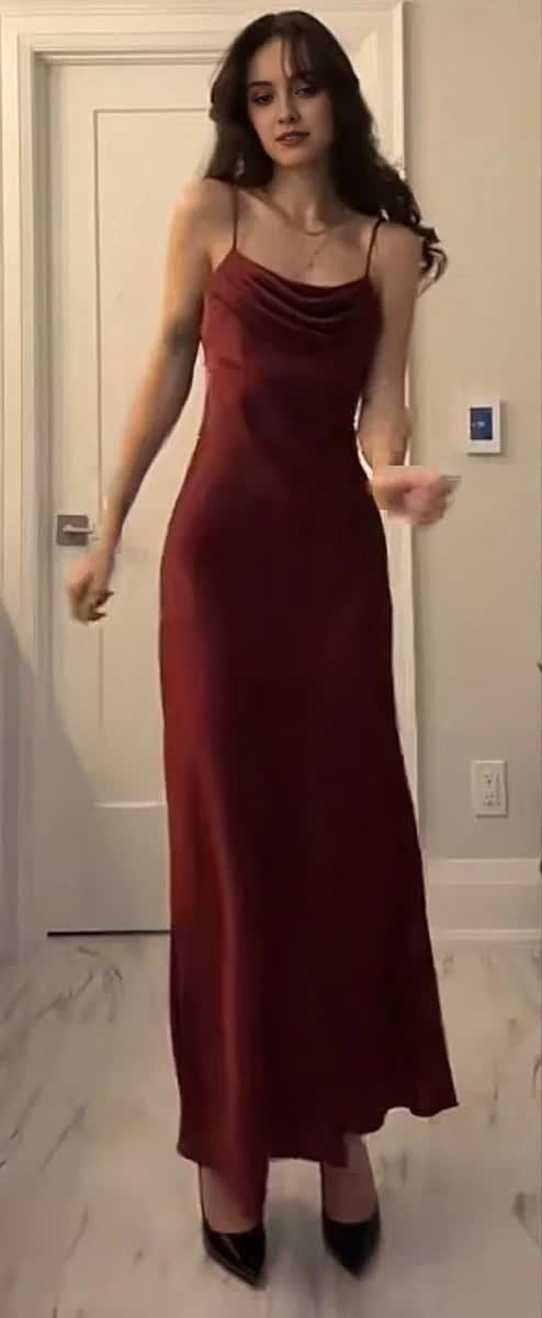 Modest Mermaid Straps Burgundy Prom Dress fg6345 - VelvetHem