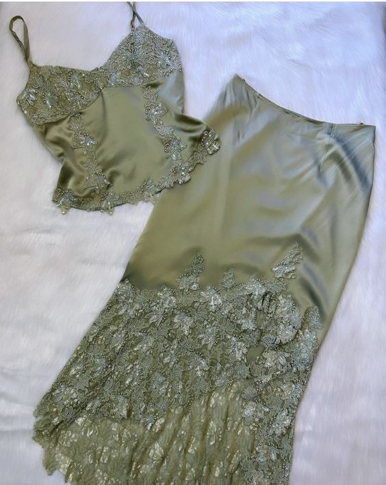 Two Piece Evening Gown New Arrive Prom Dresses fg6542 - VelvetHem
