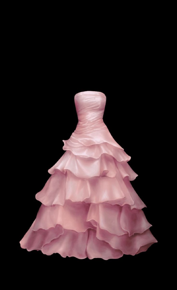 Strapless A Line Ruffle Long Prom Dress Layered Wedding Dress fg7185 - View 3 | VelvetHem