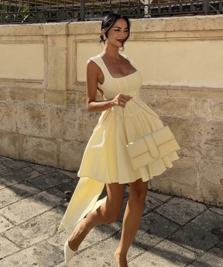 Sleeveless High-Waist Mini Dress Homecoming Dress Short Party Dress - View 6 | VelvetHem
