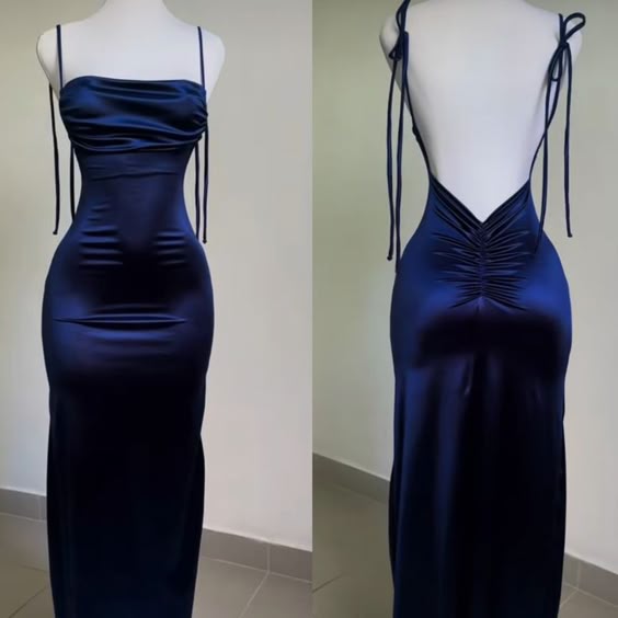 Sheath Long Prom Dress Backless Evening Party Dress fg6668 - View 2 | VelvetHem