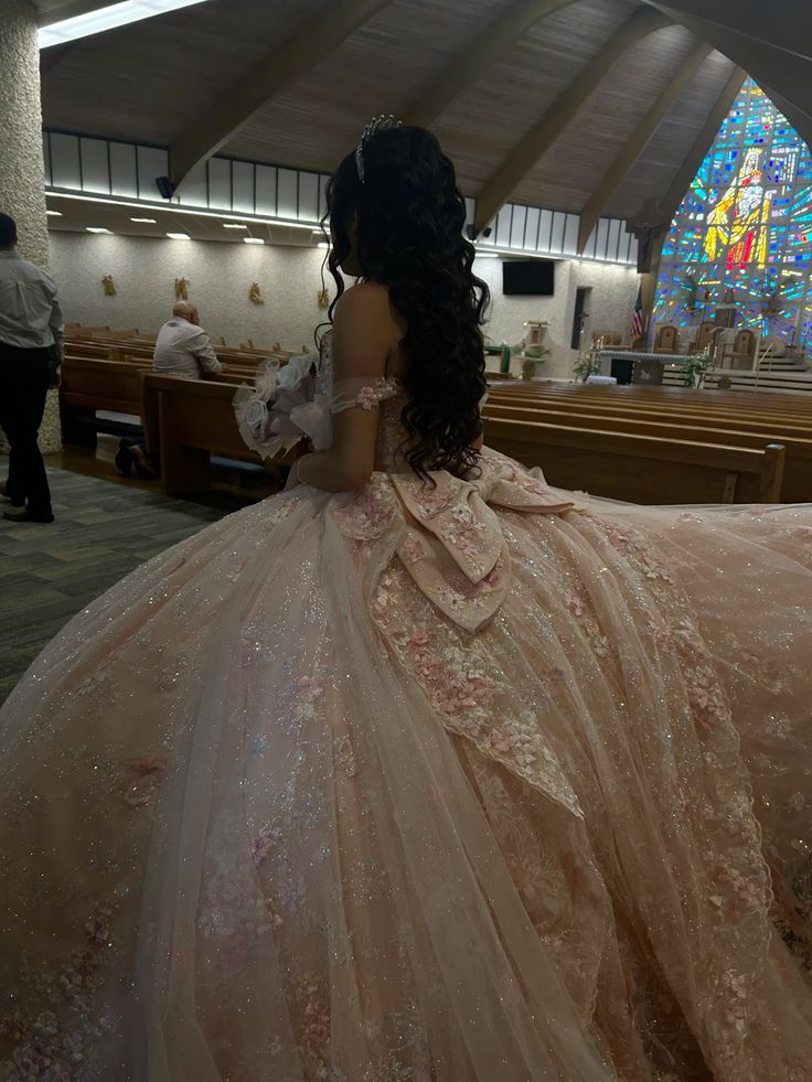 Pink Quinceanera Dress Off-Shoulder Corset Dress Ball Gowns fg6577 - View 2 | VelvetHem
